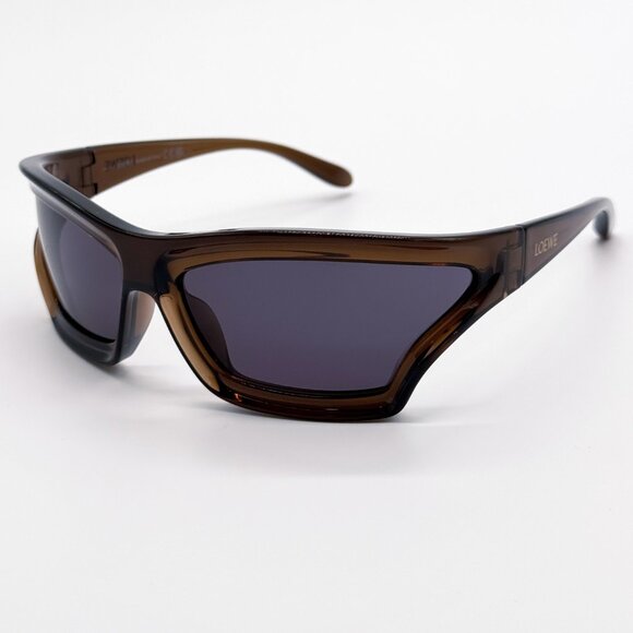 NEW LOEWE LW40143U 47A BROWN GREY UNISEX SUNGLASSES LOEWE - Picture 4 of 14